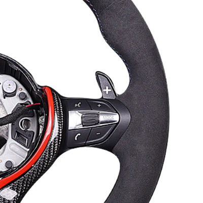 Honda Series Black Customized Design Steering Wheel With Smooth Grip Pattern