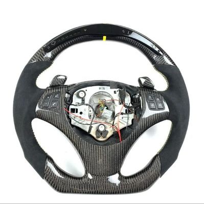 Maserati Series Flat Buttom Customized Steering Wheel With Shiny Black Carbon