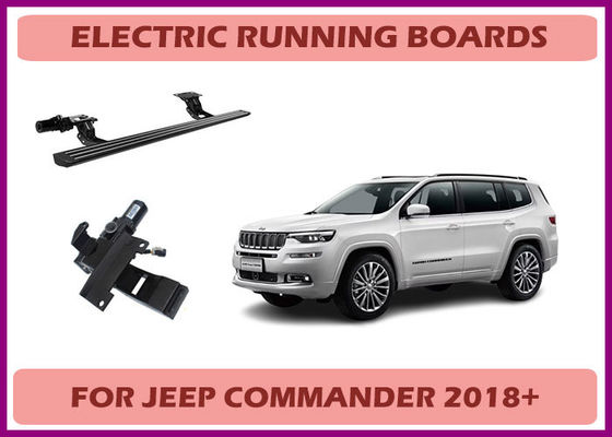 Jeep Grand Commander Retractable Running Boards and Steps with Wiring Compatibility